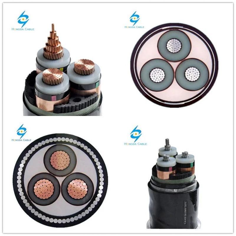 1*300mm2 Low&Medium Voltage 0.6/1kv PVC Insulation Underground Electrical/Electric Power Cable for Power Transmission.