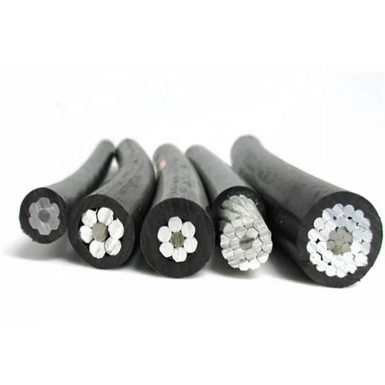 1kv PVC / XLPE / PE Insulated Overhead Electric Transmission Aerial Bundled Cable Overhead Cable