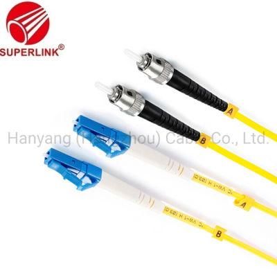 Optical Cable Patch Cable Jumper LC St Single Mode Yellow Orange