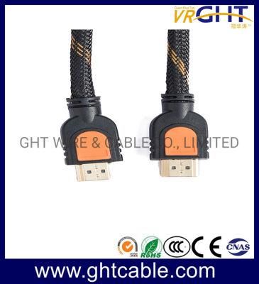 24K Gold Plated 5m High Quality HDMI Cable with Nylon Braiding 1.4V (D007)
