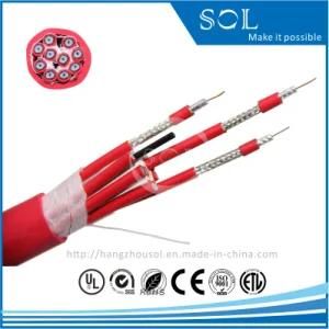 75Ohm Communication Composite 10 Cores Coaxial Cable