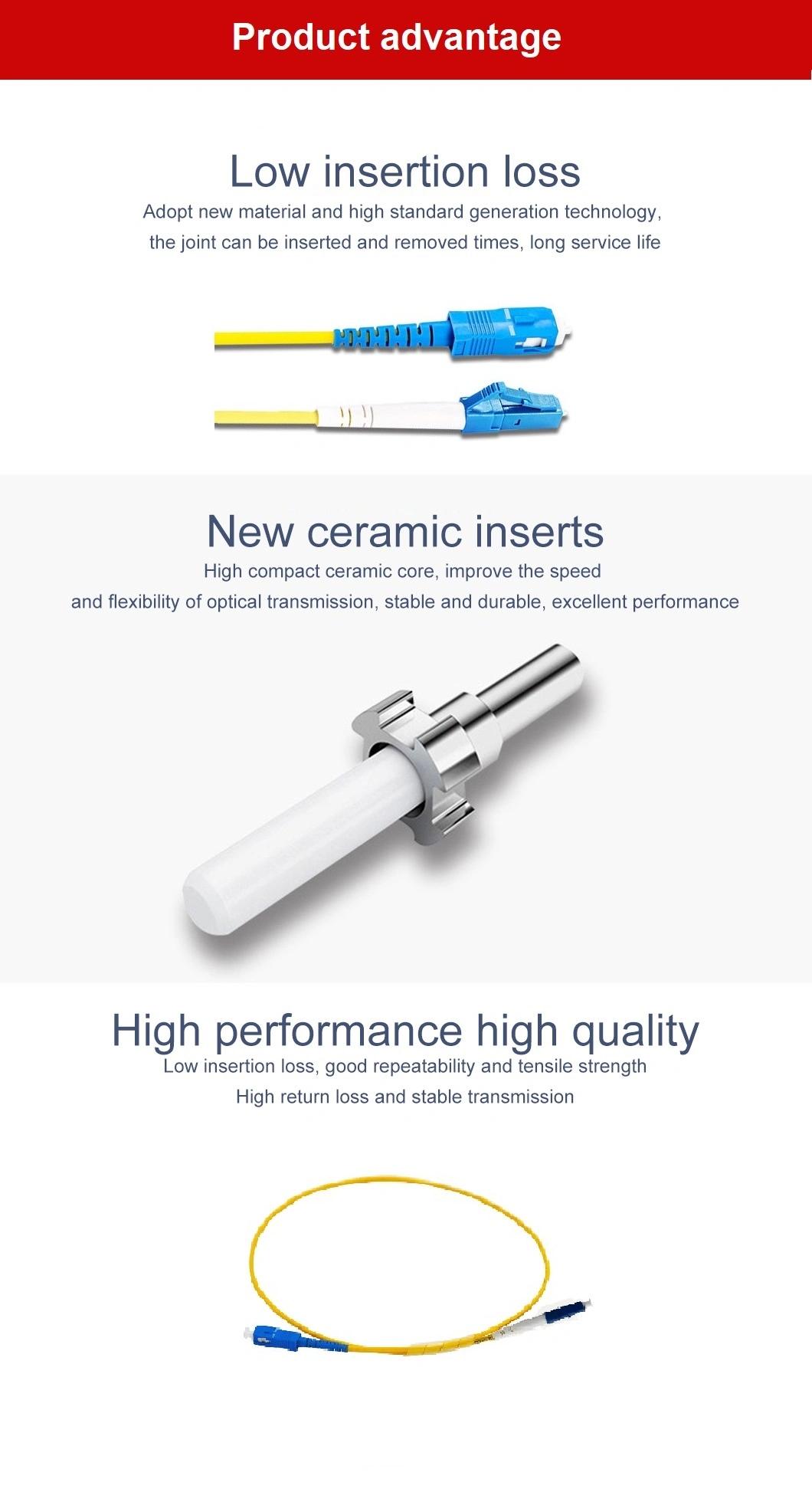 Fiber Optic Cable Fiber Optic Armored Patch Cord St Pigtail Patch Cord