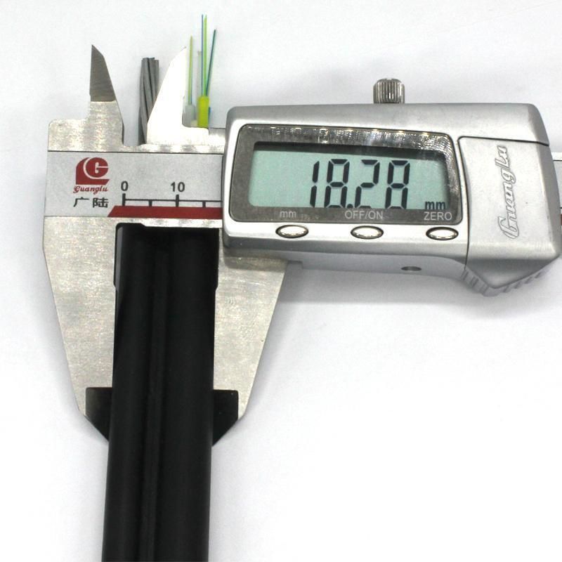 China Factory Supply Fiber Optical Cable GYTC8S 24 Core G652D Outdoor with Messenger Armoured Fiber Optic Cable