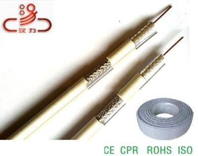 Rg59 Coaxial TV Cable PE Jacket TV Antenna Cable for Security Camera