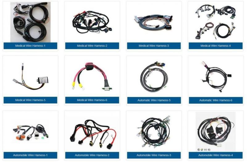 Custom Industrial Electrical Cable Wire Harness OEM