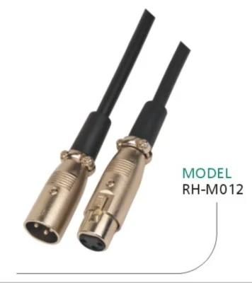 Audio Cable Mic Wire Cord Microphone Cable Extension 3pin Cannon XLR Male to Female 24/22 AWG Ga/Guage OFC CCA Balanced Studio