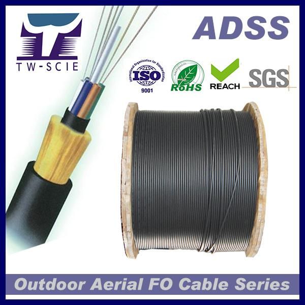 2-144 Core All-Dielectric Self-Supporting Optical Fiber Cable ADSS
