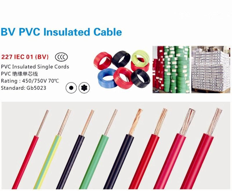 Flexible Solid Stranded Copper Aluminium PVC Insulated Electric Wire 1.5mm2