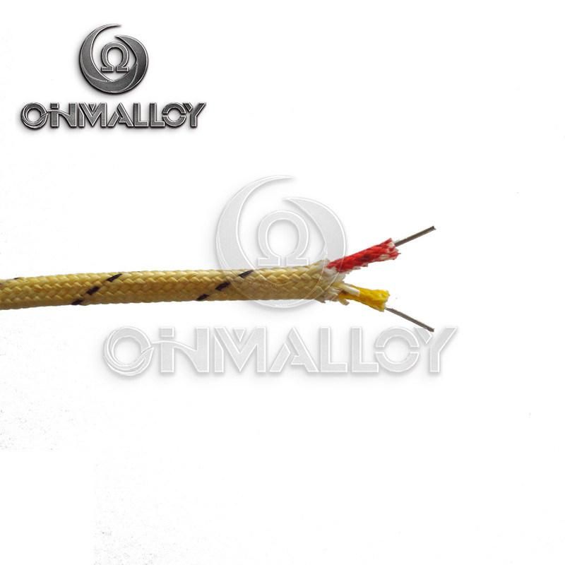 ANSI 96.1 Yellow / Red K Type Thermocouple Cable with High Temp Insulation 3.2mm