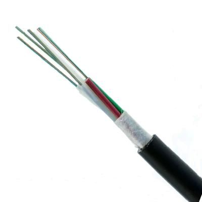 Outdoor 24 48 Core Aerial 80m Span GYFTY Fiber Optic Cable