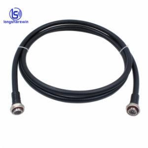 DIN Male Plug Coaxial Cable Connectors Cable Assembly Jumper 1/2&quot; Super Flexible Feeder Cable