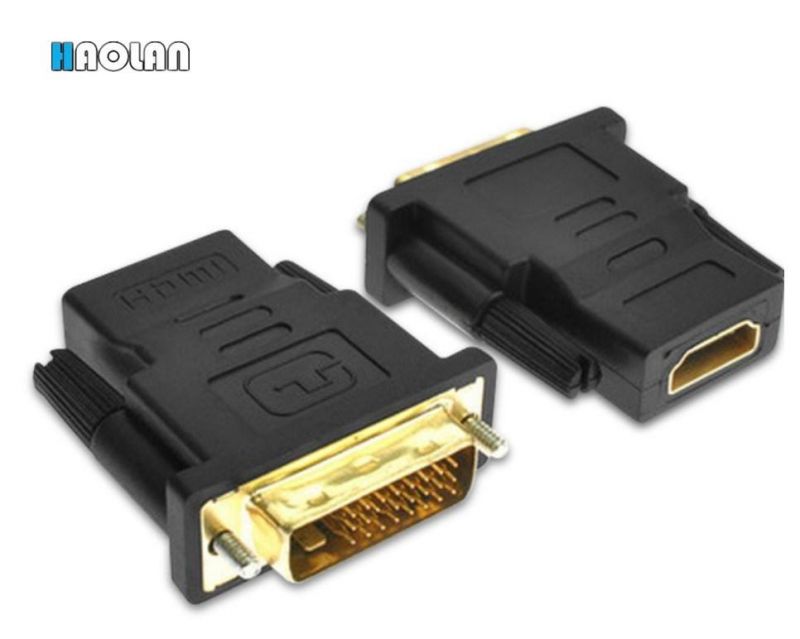 HDMI Adapter DVI 24+1 Male to HDMI Female 1080P 3D