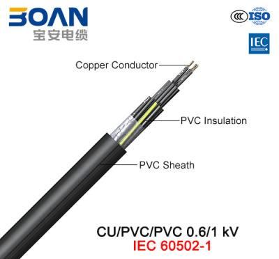Cu/PVC/PVC, Control Cable, 0.6/1 Kv (IEC 60502-1)