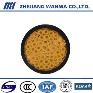 Kvvp 450/750V 48X1.5mm2 1.5mm2 48 Cores Cooper Conductor PVC Insulated No Armor PVC Sheathed Electric Control Cable Types