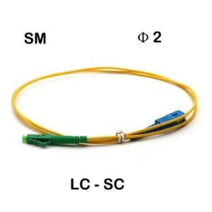 Optical Fiber Cable Indoor LC/Sc Monomodale /Single Mode Simplex Fiber Optic Patch Cord