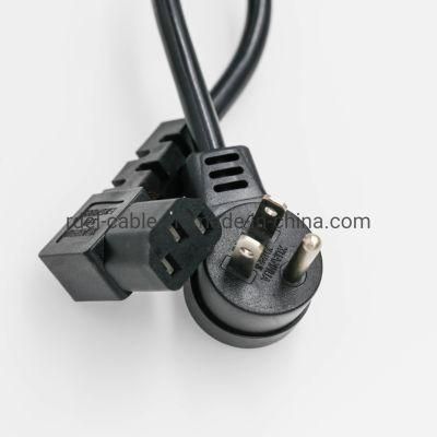 NEMA Left Right Angle 5-15p to Angle Right C13 10A Power Cords ETL UL