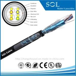 SFTP Network Double Shielded Double Jacket 4p Cat5e Cable