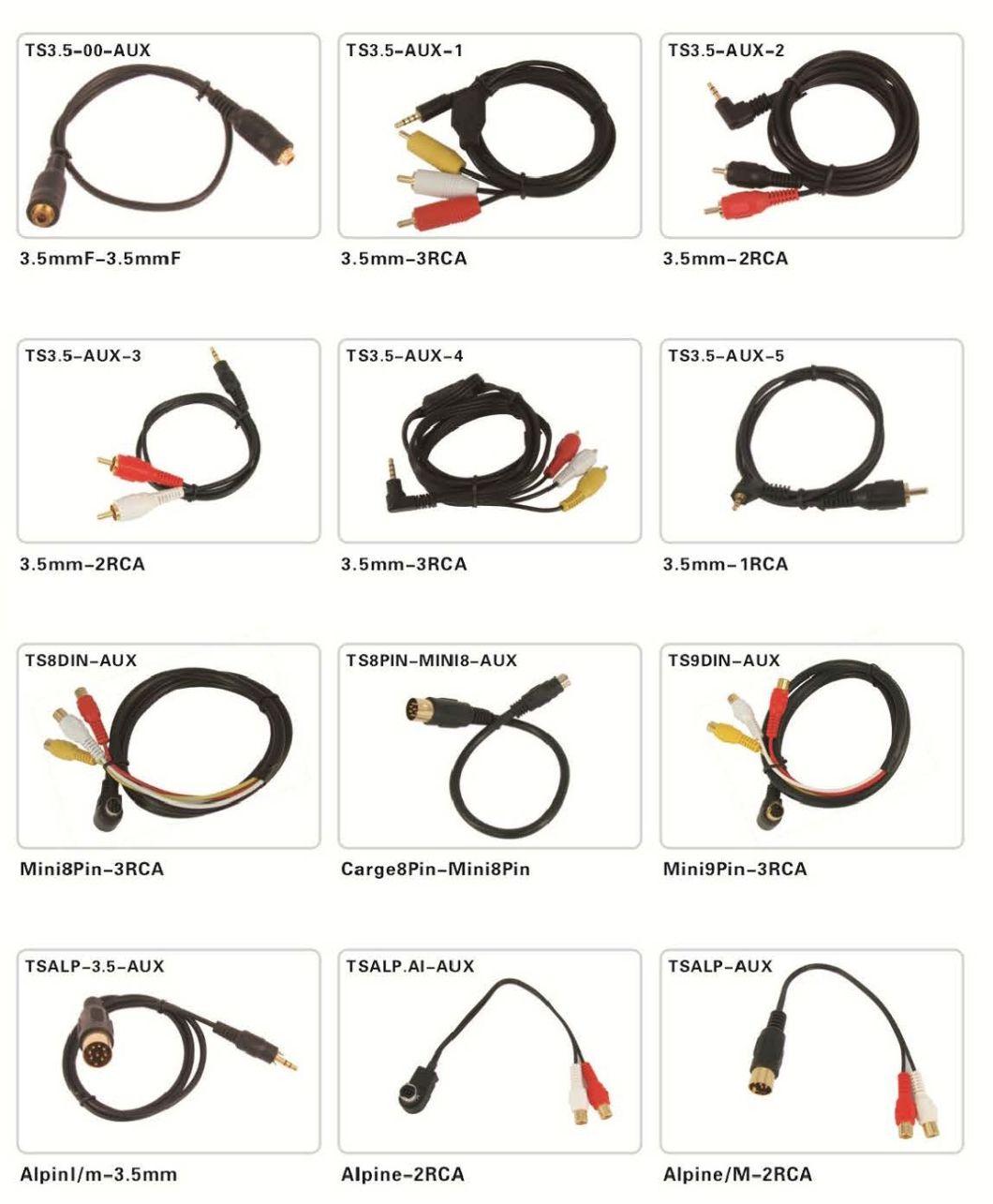 Tscn Wire Harness USB+3.5 Jack Automotive Customized Wire Harness