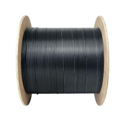 GJYXFCH G657A Outdoor FTTH Communication Fibra Double Sheath Flat Drop Fiber Optic Cable