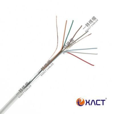 8x0.22mm2 Shielded Stranded Excellent tensile strength CCAM conductor PVC Insulation and Jacket CPR Eca Alarm Cable