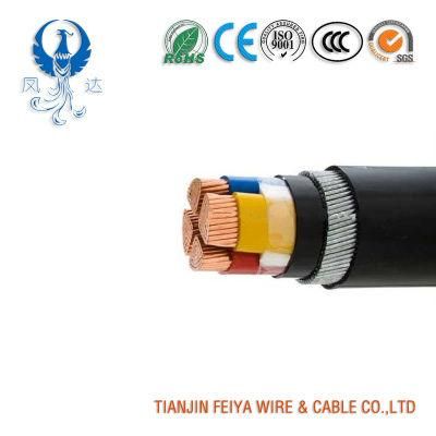 Cable U1000 R 2V 3X10mm2 Low Voltage Cu Conductor XLPE Insulated PVC Sheathed Unarmored Underground Yjv Cable