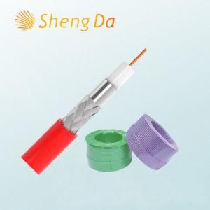 Flooded Telecom and Communication Rg 6u Coaxial Cable