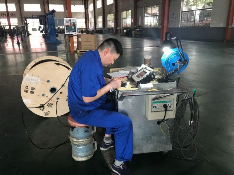 Metallic Strength Member Central Tube with The Parallel Wire Steel-PE Outer Jacket Fiber Optic Cable Use for Outdoor Gyxtpy