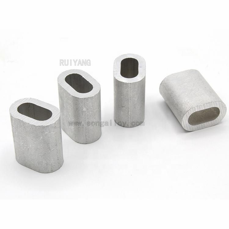 Aluminum Oval Sleeve for Steel Wire Rope Connecting