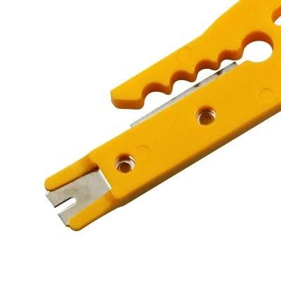 Simple Mini Wire Stripping Small Yellow Knife