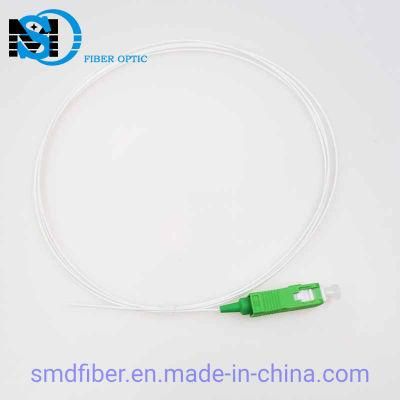 0.9mm Sc/APC Fiber Optic Pigtail White Color