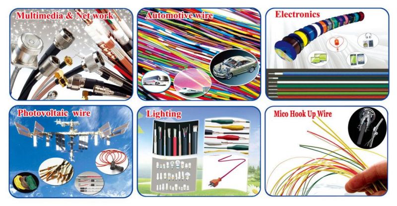 High Quality 105 Deg 600V Electrical PVC Single Core Cable UL1028 Wire PVC Copper Thinned Wire Power Control VGA Wire Cable