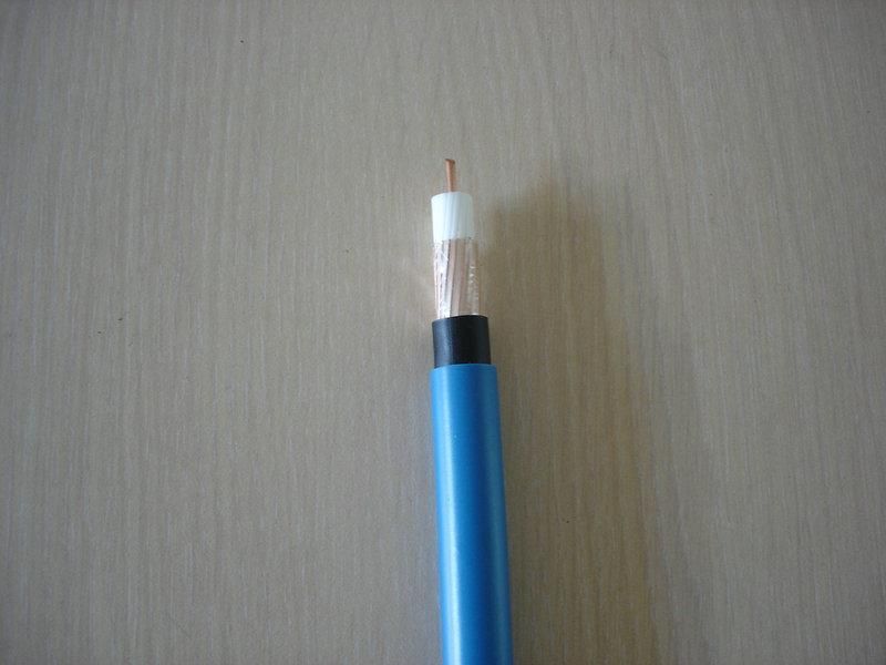 Leaky Feeder Cable of Slywv Bare Copper Wire Braiding Fire Retardant