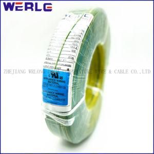 UL 1592 300V AWG 28 Yellow-Green Tinned Teflon Insulated Tinned Copper Stranded Wire