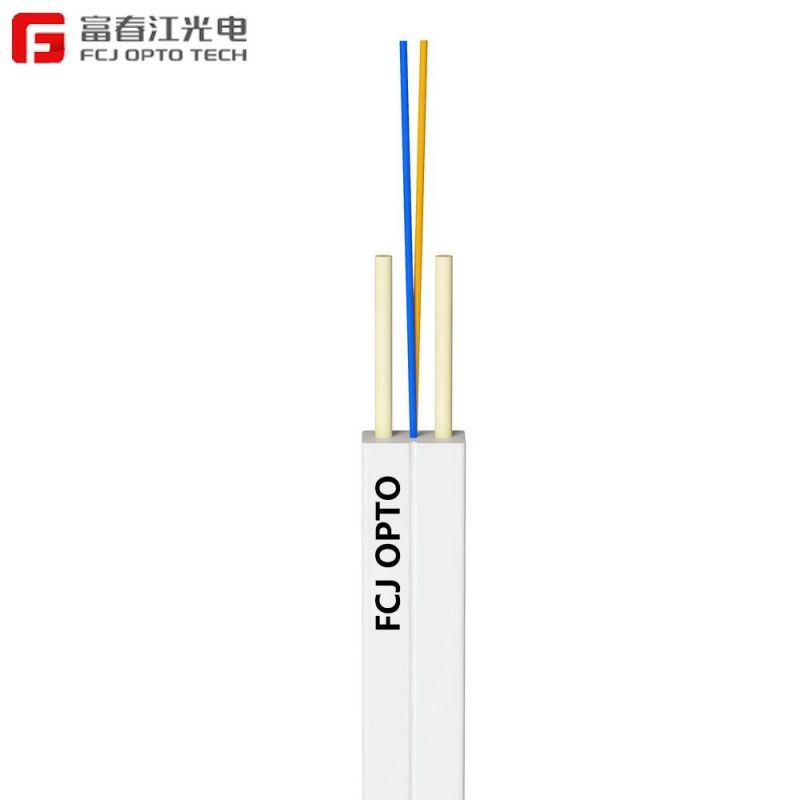 Indoor Single Mode Multi Core Tight Buffer Branch Cable Break out Cable 5-4 8 12 24 Core Flat Fiber Optic Cable