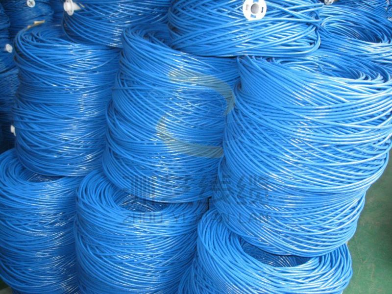 Copper Conductor PE Insulation PVC Jacket UTP CAT6 Computer Data Cable