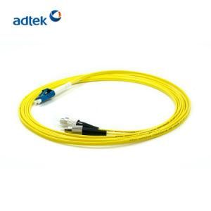 Good Prouduct LC/Upc-FC/Upc Duplex 9/125 Singlemode 3m PVC Yellow Patch Cable