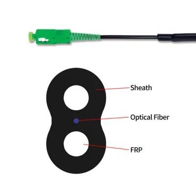 Corning Optitap Roc Sst Drop Cable Fibra Cable with FRP Fiber Optic Cable
