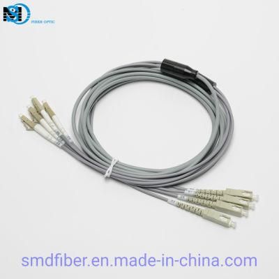 LC/Upc-LC/Upc Om2 3.0mm 4c Branch Fiber Optic Patch Cord