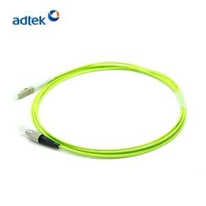 Multimode Duplex LC-FC Light Green Fiber Optic Patch Cord