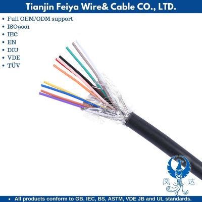 PVC Control Cable with Copper Braiding, Oil Resistant H05vvc4V5-K