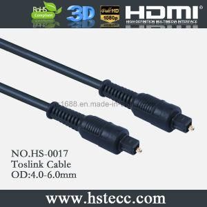 Black Audio Optical Fiber Toslink Cable Male to Male