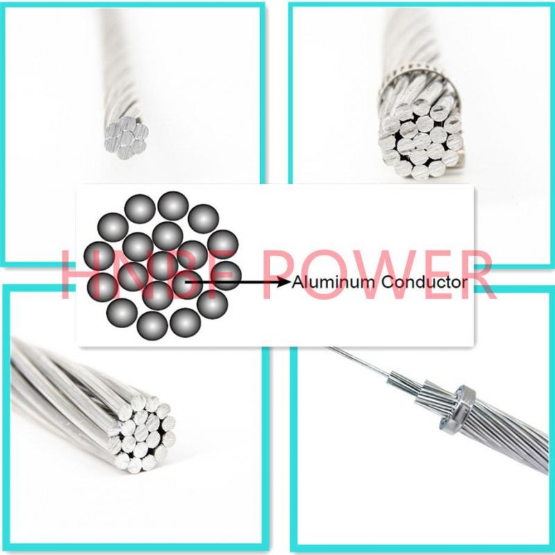 Bare Stranded Conductor All Aluminum Conductor AAC AAAC Cable