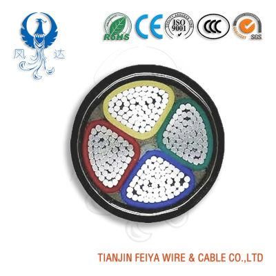 Cu Conductor XLPE Insulated and PVC Sheathed Copper Power Cable 0.6/1kv Low Voltage Zr-Yjv Power Cable Cable U1000 R 2V