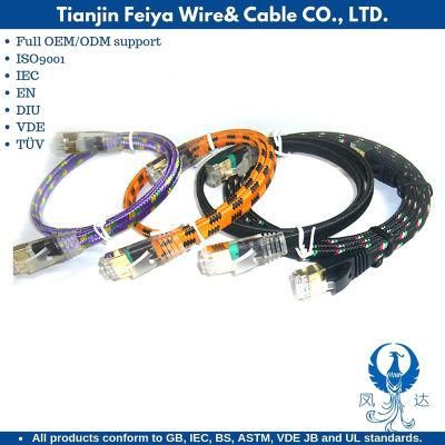 PVC H05vvf Power Assembly Rg58/Rg59/RG6 F TV BNC Connector Quad-Shield RG6 Coaxial CCTV CATV Network Communication Wire Computer Cable