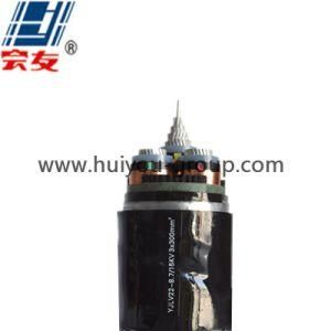 Yjlv/Yjlv22 8.7/15kv Al Core PVC Mv Power Cable