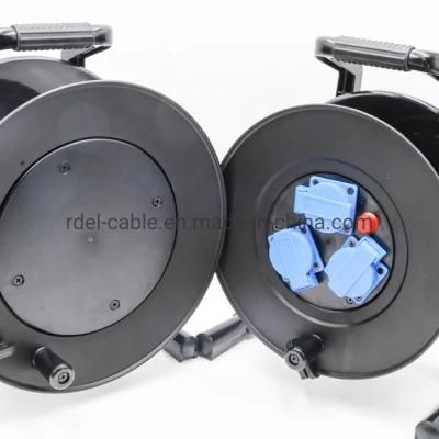 Cable Reel 230 V 50 M Cable Reel Extension Cable Reel IP44 Outdoor 280mm