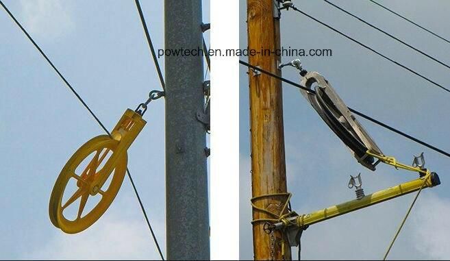 Single Cable Pulley Block / Cable Pulley for Opgw Optical Cable