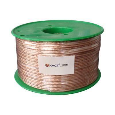 2x2.5 Clear Transparent Red/Black BC, TC, CCA, TCCA Golden and Silver Communication Cable Loudspeaker Cable Speaker Cable