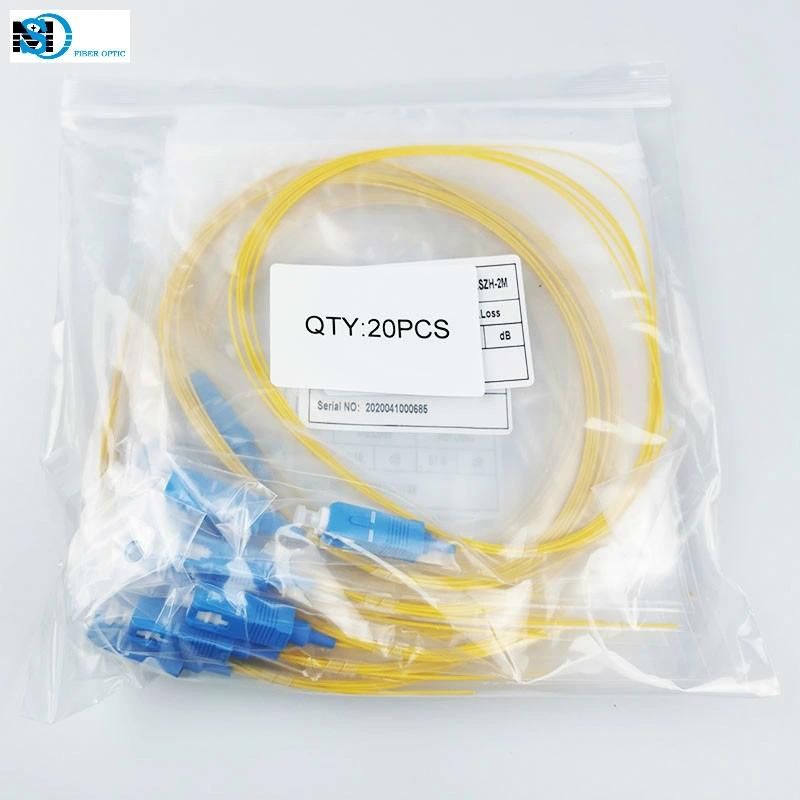 Sc/Upc 2.0mm Fiber Optic Pigtail for Optical Connector