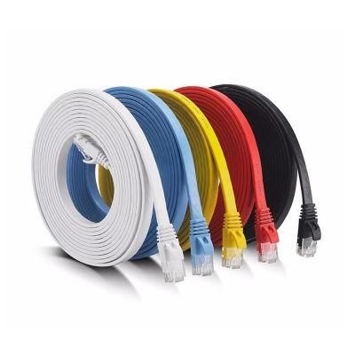 High Quality RoHS CCC 1000FT UTP Communication Ethernet Flat Cable Cat7 Cable 0.5m 1m Patch Cord